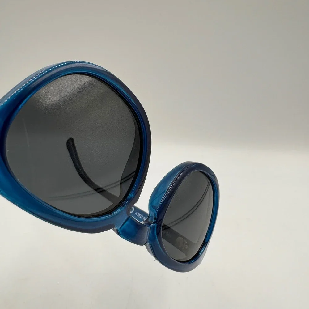 Kolo Sunglasses Unisex OS Blue Excellent Made in Italy 400-8503 Acetate Frames